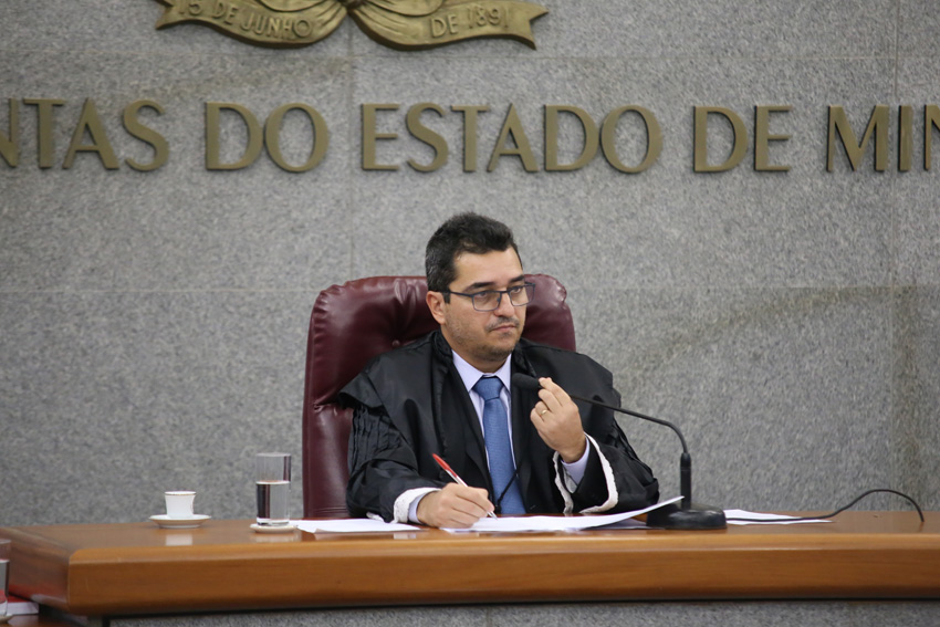 Presidente do TCEMG, Cláudio Terrão (Foto: Karina Camargos Coutinho)